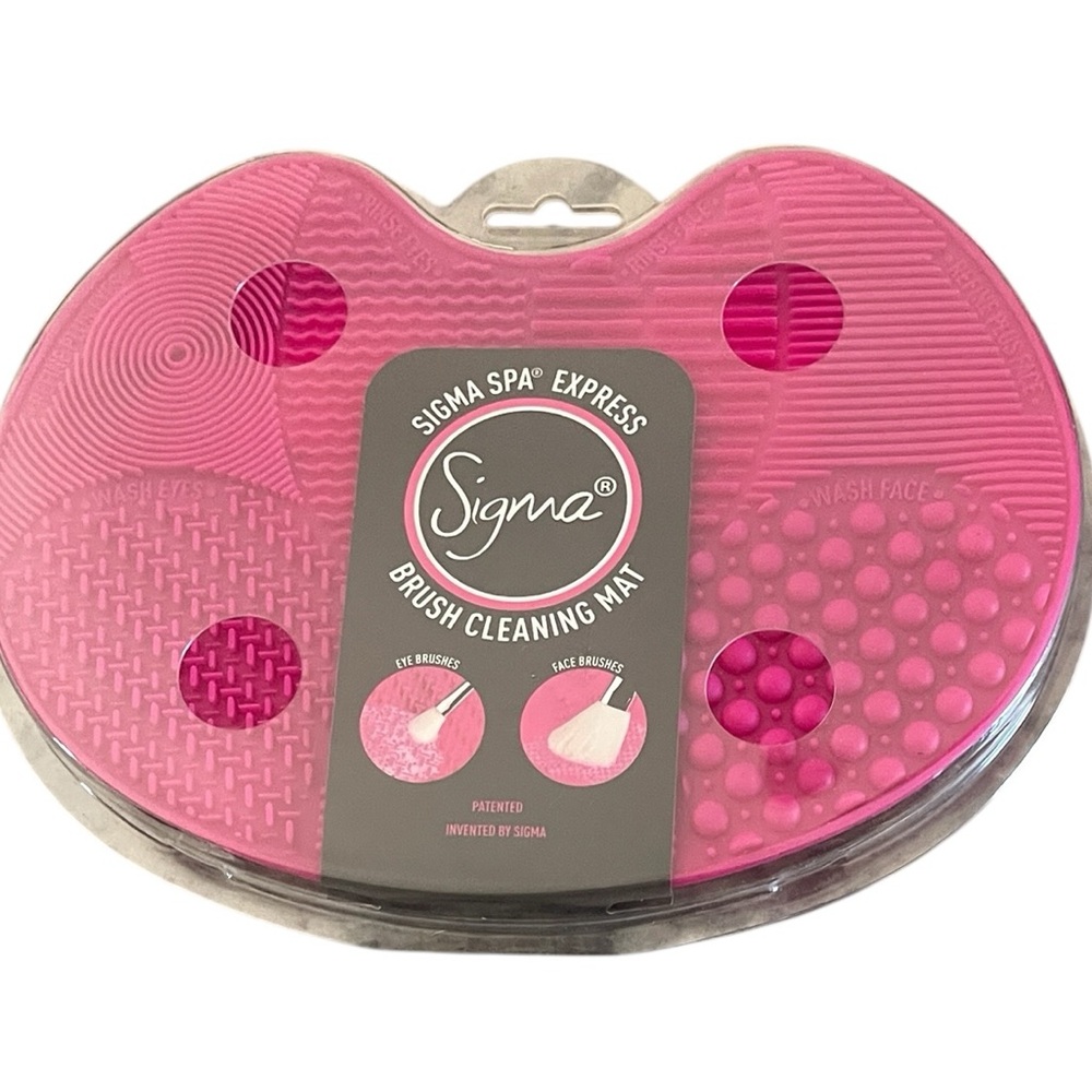 Sigma Spa Express Makeup Brush Cleaning Mat Pink NEW